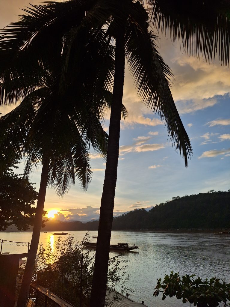 Sonnenuntergang Mekong