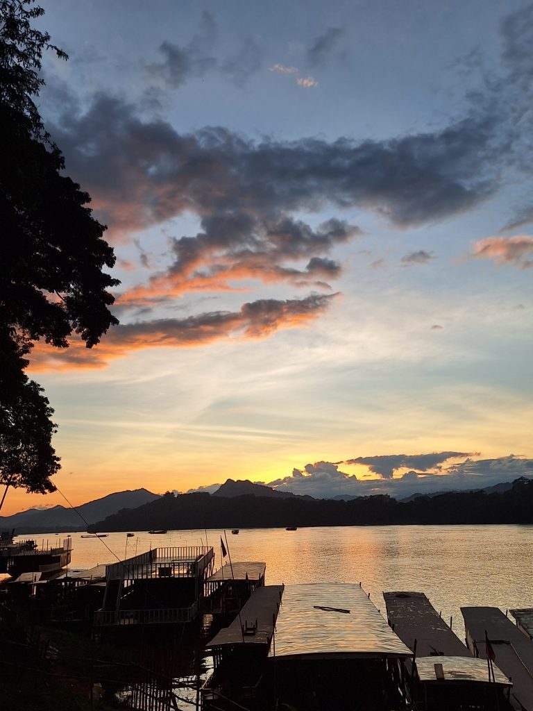 Sonnenuntergang Mekong
